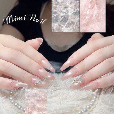 🎀 大人気♡韓国風マグネットグラデ＋チップ長さだし✨