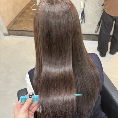 【ネイリー限定】カラー➕縮毛矯正or髪質改善ストレート