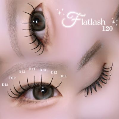 【その場次回予約様限定】🖤フラットラッシュ100本🖤