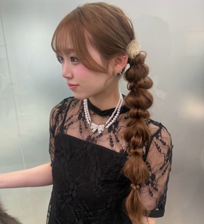 お呼ばれヘアセット、お出かけヘアアレンジ✨