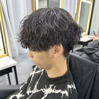 メンズカット＋パーマ