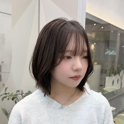 初めての方はこちらがおすすめ💖韓国風カット💕+カラー🌈+髪質改善トリートメント💎