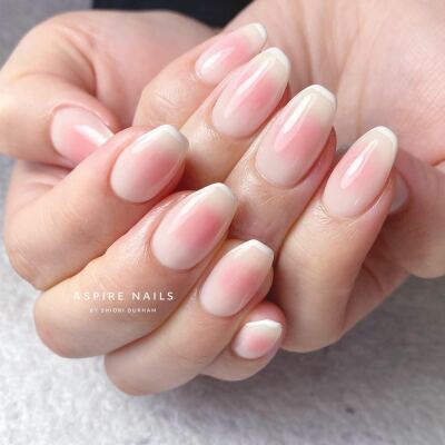 【Cheek nails+French】チークネイル＋フレンチ