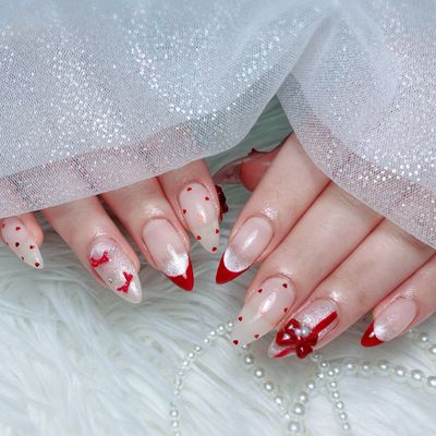 チップ長さだし10本➕フルアート🌷🫧13000円→11000円