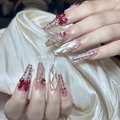 ≪チップ長さだし≫150分持ち込みデザイン🫧パーツつけ放題