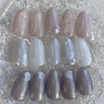 2回目再来の方のみ限定クーポン♡
シンプルネイル❄️¥7000〜8000
