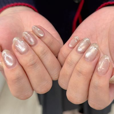 【人気NO.1】美フォルムマグネットネイル🧲7500