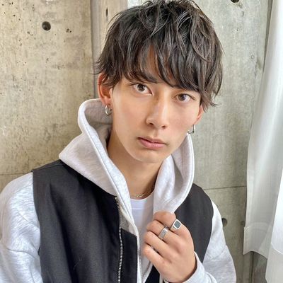 🌿【男性限定】カット🌿＋パーマ＋カラー＋眉カット
