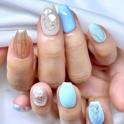 自爪6本までアート付け放題