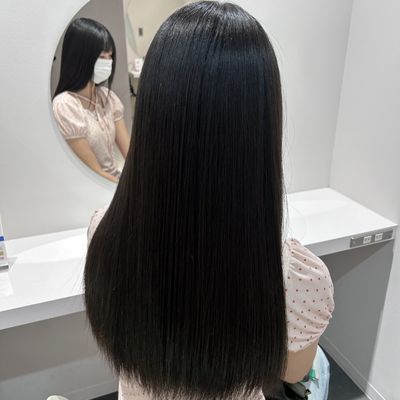 髪質改善アルカリ酸熱トリートメント