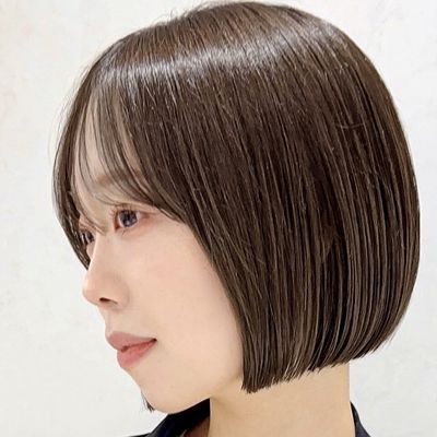 似合わせカット+プレミアム天使の艶カラープラスにシルクTr