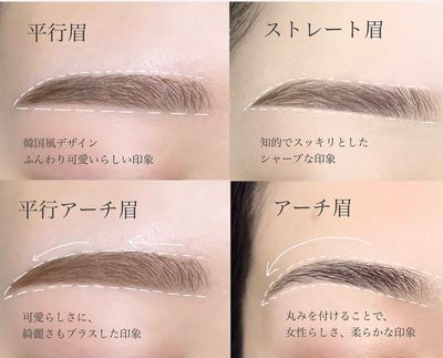 最強黄金比★眉毛アイブロウWAX＋眉毛カット＋美眉メイク仕上