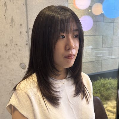 レイヤーカット✂️+保湿トリートメント🫧