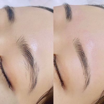 骨格×黄金比に合わせたアイブロウワックス