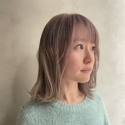 【髪や頭皮の潤いUP】カット&高濃度水素カラー