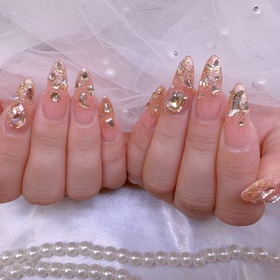 自爪ワンカラー/ラメグラ★★ ￥4990
