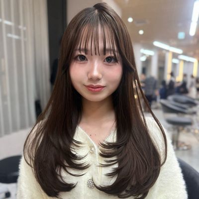 【艶カラー】透明感カラー＋ Aujuaトリートメント
