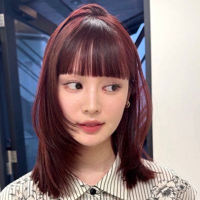 カット＋ブリーチなしダブルケアカラー＋トリートメント