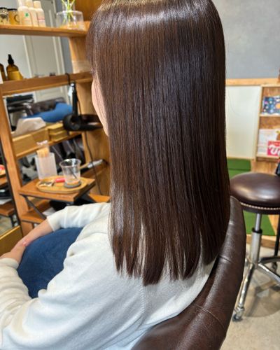 美髪オイルストレート