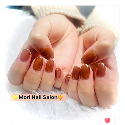 🌟ミラーフレンチジェルネイル✨「ソフトジェルオフ込み」🧡