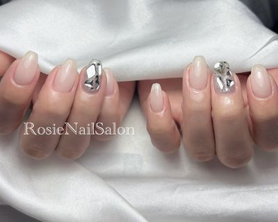 ［自爪］ワンカラー＋埋め尽くし2本