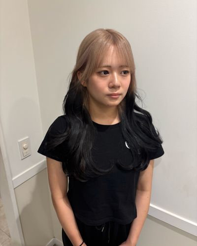 『大人気』前髪顔周りカット×ワンメイクカラー