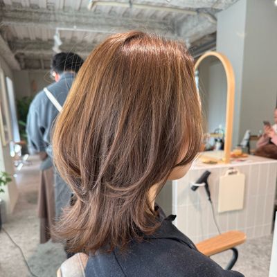 カット➕ダメージレスカラー➕髪質改善ストレート➕スパ付き