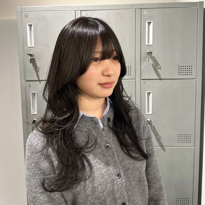 透明感艶カラー🤎+似合わせトレンドカット✨+保湿トリートメント