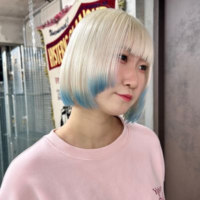 ダブルカラー(ケアブリーチ)＋カット＋トリートメント
