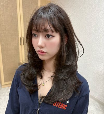 【2回目】前髪顔周りカット＋透明感カラー 
