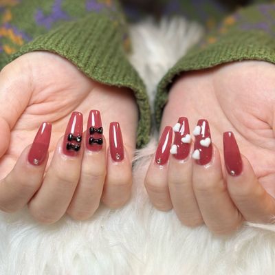長さ出し、持ち込み付け放題(シンプルデザイン)