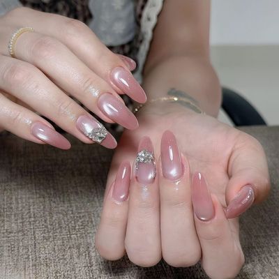 長さ出し10本＋フレンチ🥰orマグネット🧲orミラー🪞+デザイン2本　¥8500