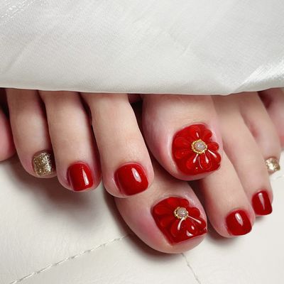 フット【定額シンプルコース】アロマフットバス付※デザイン複数