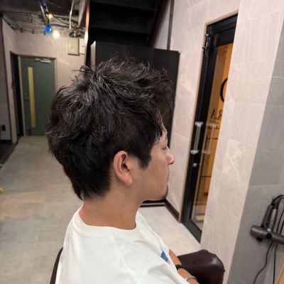 似合わせカット＋潤いパーマ(男女問わず)