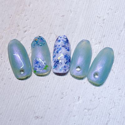 6月限定「紫陽花ネイル」