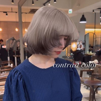 【🖤ネイリー開設記念🤍】🔳カット➕リタッチブリーチカラー➕トリートメント🔳