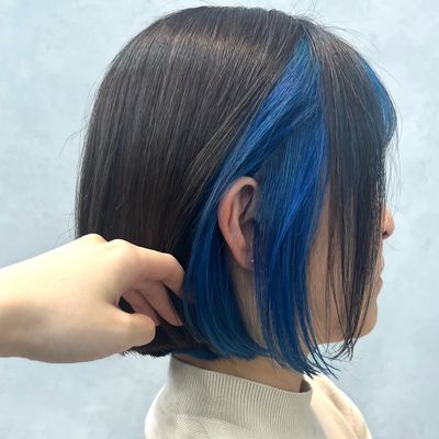 カット＆インナーカラー(ケアブリーチ)