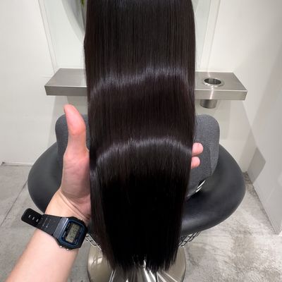 髪質改善ストレート