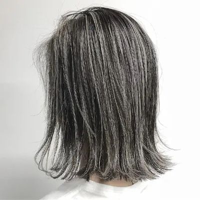 ☆ファイバープレックス白髪ぼかしハイライト×艶カラー×カット×3STEPtr☆【