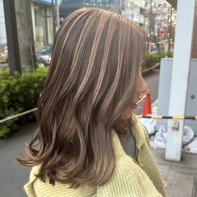 バレイヤージュカラー＋カット＋TOKIOトリートメント