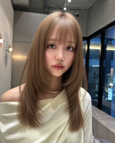 艶カラー＋似合わせカット♡