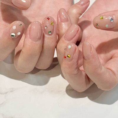 ✔️7月限定　ジェルオフ代 0円
【Design M】ご新規様-¥1000off