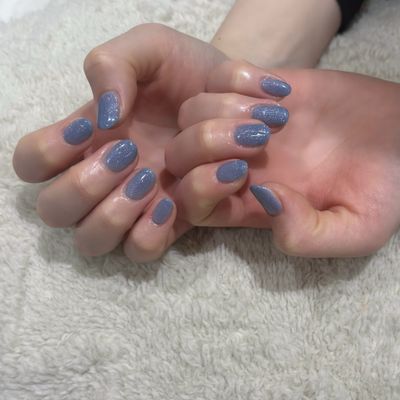ハンドジェルオフ＋ちゅるんワンカラーorラメグラ