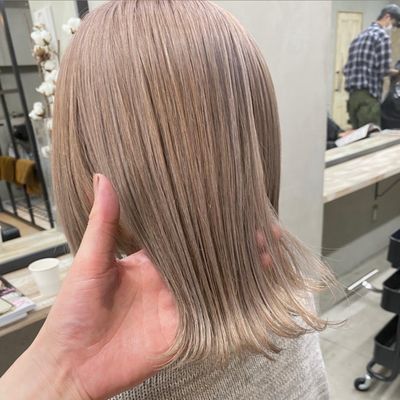 【🌸今だけ限定】ブリーチ込みダブルカラー+1ステップトリートメント