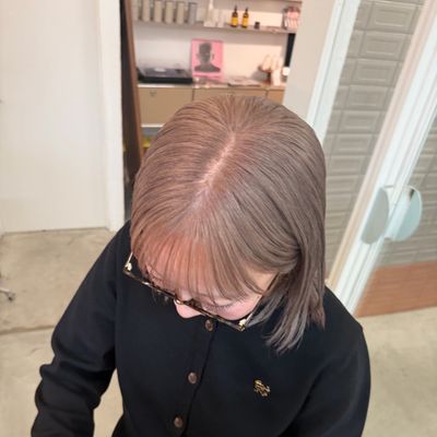 
人気No.1🤍ダブルカラー（ケアブリーチ1回＋カラー）