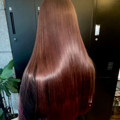 平日限定‼︎【人気no.1】艶カラー+カット+復元トリートメント※ご新規様用