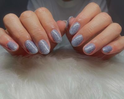 自爪ジェル＋ラメネイル ✨ 