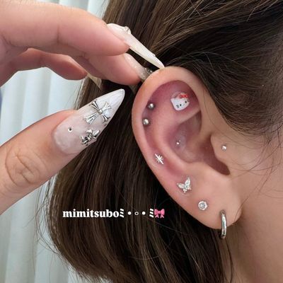🎀セットメニュー🎀フラットラッシュ120本＋耳つぼジュエリー✨️