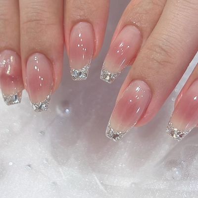 凛とした美しさ💎チークガラスフレンチ✨オフ無料✨フィルイン無料➕フォルム形成込み