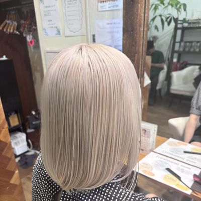 🎂最強髪質改善🎂縮毛矯正＋カット＋艶髪髪質改善トリートメント